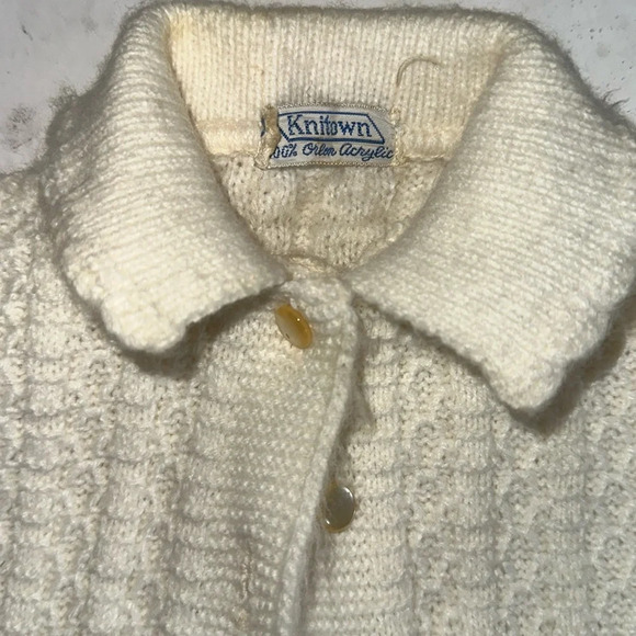 Vintage 1950’s Knitown orlon Acryllic baby suit 3M - Picture 6 of 7